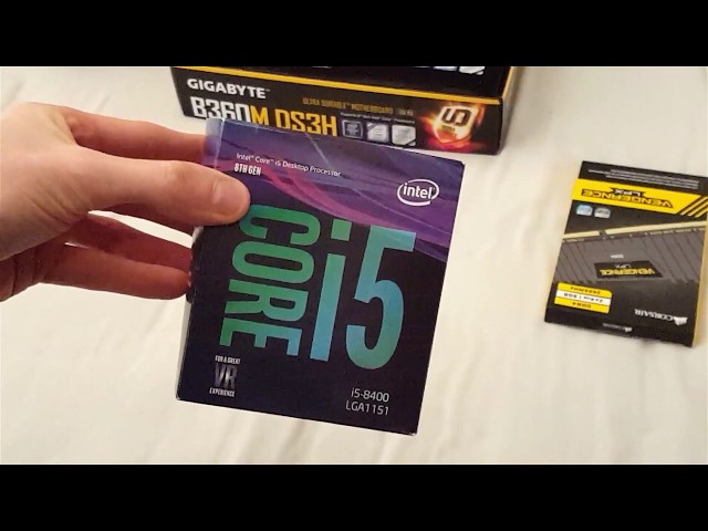 Intel I5 8400 B360M PC Build