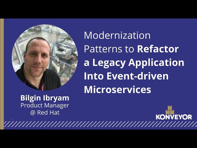 Modernization Patterns to Refactor a Legacy Application Into Microservices