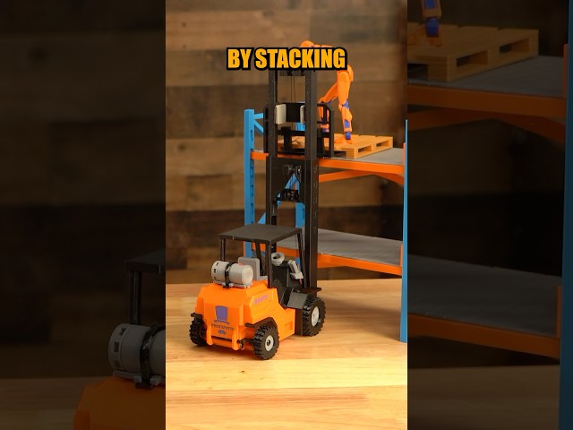 3D printed RC Forklift #3dprinting