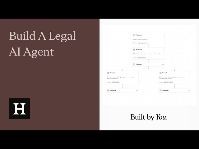 Build Your Own Legal AI Agents with Harvey Workflow Builder
