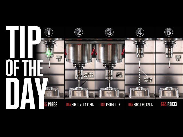 In-Process Part Measurement; Probing in 5 Simple Steps - Haas Automation Tip of the Day