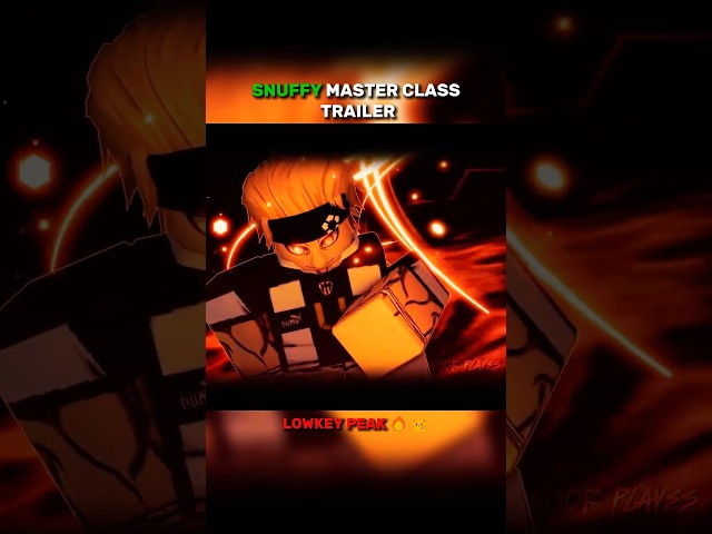 New Snuffy Master Class Trailer Looks Peak 😈🔥 #bluelock #bluelockrivals #blr #robloxshorts