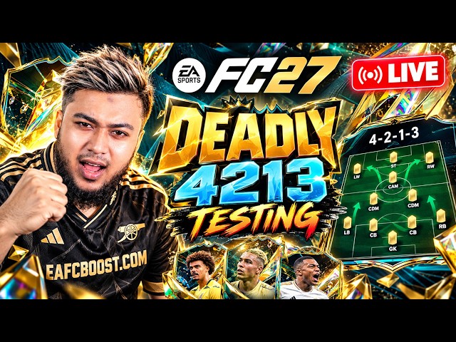 THIS 4213 IS DEADLY! 🔥 FC 27 META TACTICS TEST | Rivals LIVE