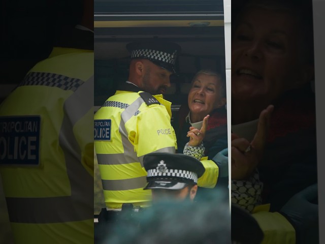 3,300 arrests of people holding signs