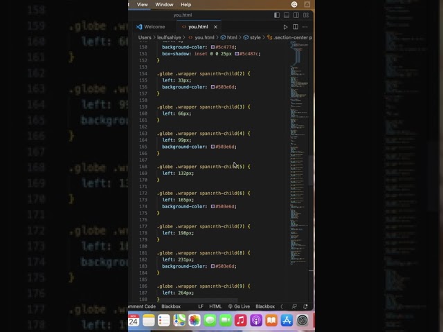 Creating and loading by using HTML and CSS  #html #css