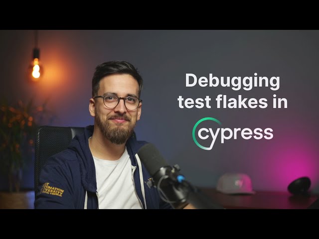 Debugging test flakes in Cypress