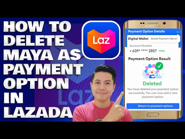 How To Delete Maya as Payment Option in Lazada App | Lazada Tutorial