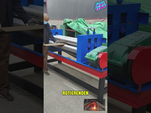 Crooked sheet metal perfectly straight?! How this brilliant machine works ⚙️📏
