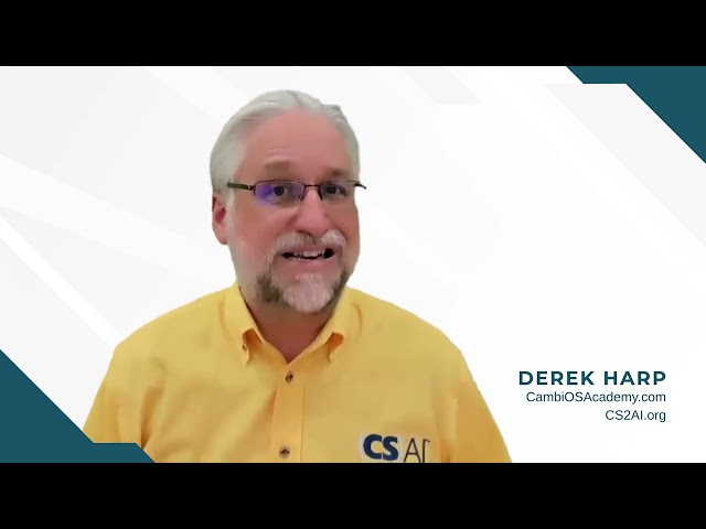 Derek Harp Shares Vision of CambiOS Academy / CS2AI Control System ICS OT Cybersecurity Training