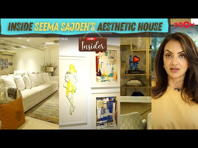 Full HOUSE TOUR of Seema Sajdeh | Inside the Minimalistic White Interior | Home Tour | Zoom Insider