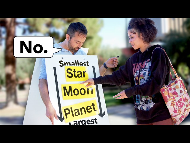 Do people understand the scale of the universe?