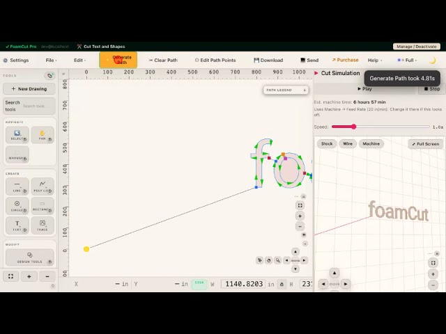 Generate Cutting Paths: Bridges, Start Points & Cut Order | FoamCut