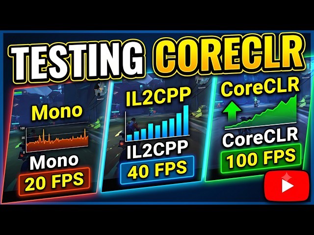 Unity CoreCLR Benchmarked ! 10x faster than Mono!