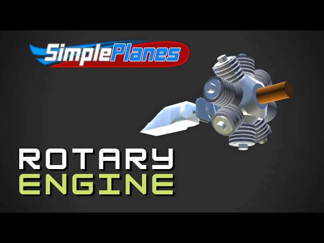Simpleplanes - WWI Rotary Engine Proof of Concept