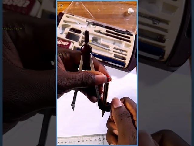 How to turn Rotaring set compass to traditional compass hack