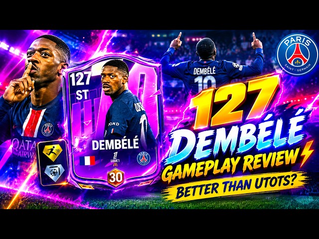 UTOTS DEMBELE vs NUMERO DEMBELE 👀 122 DEMBELE vs 119 DEMBELE 💥 FC MOBILE GAMEPLAY REVIEW