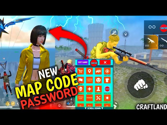 CRAFTLAND new map code 🥶  | FREE FIRE | 2025-26 