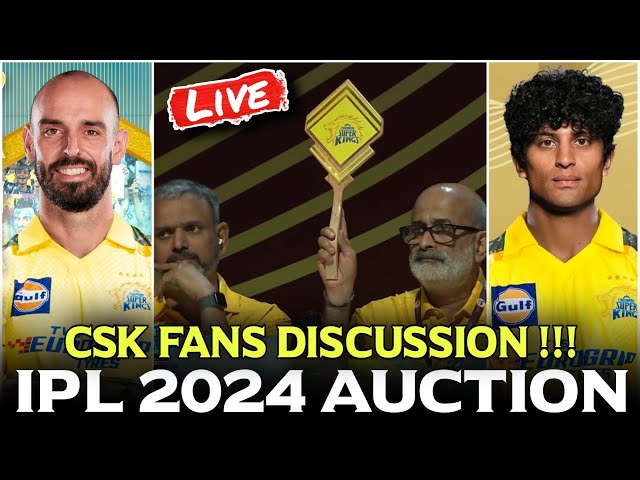 Daryl Mitchell & Rachin Ravindra In CSK || IPL 2024 AUCTION LIVE