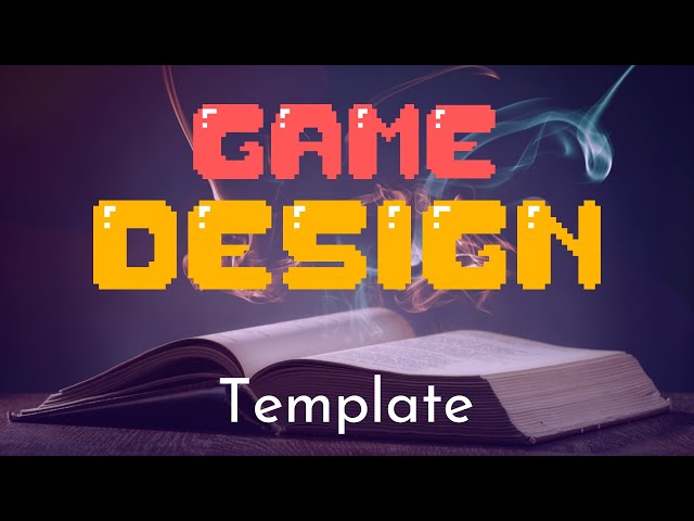 I Build A Game Design Template In Notion!