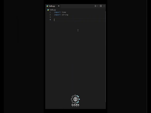 How to Create Animated Text in Python | Hello World Typing Effect #python
