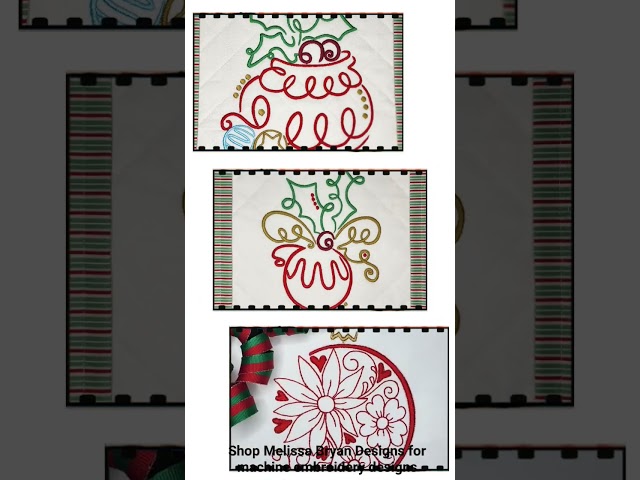 Christmas embroidery bundle set now on sale. #machineembroidery #embroiderydesign #christmas