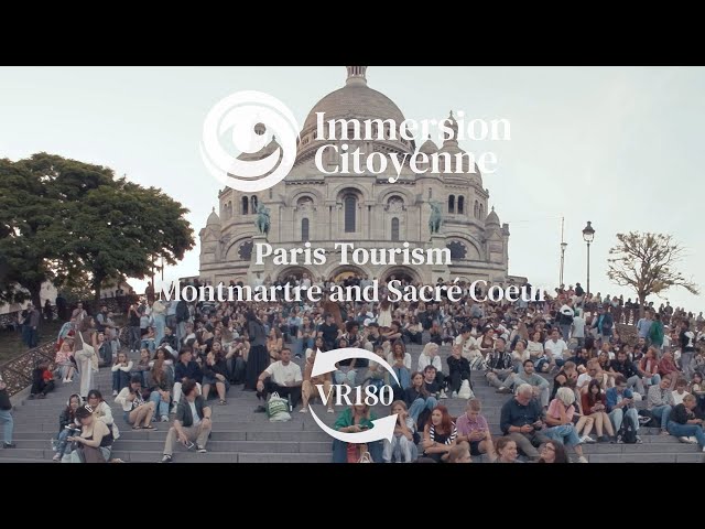 Paris Tourism - Stairs of Montmartre - VR180