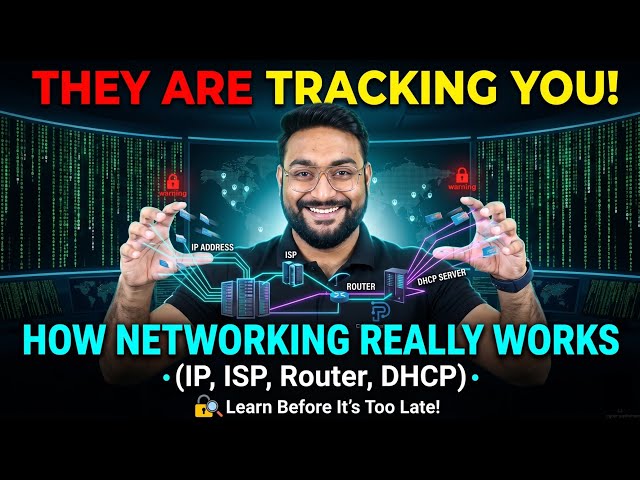 How Networking REALLY Works | IP, ISP, Router, DHCP, ARP Explained Simply