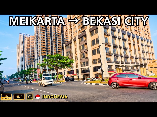 Meikarta Cikarang to Bekasi City | Morning Motorcycle Riding via Cibitung - Tambun