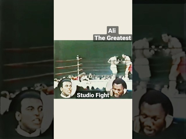 The Secret Studio Fight Between Ali and Frazier