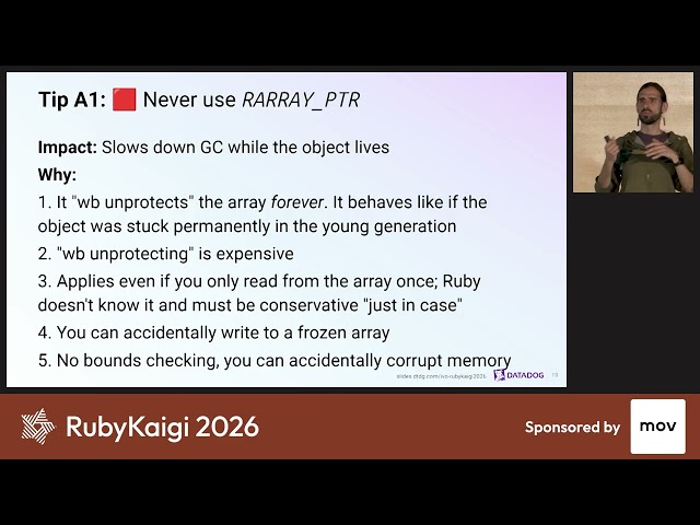 [EN] From Ruby 2 to 4: Updating a C extension for a Modern VM / Ivo Anjo @KnuX