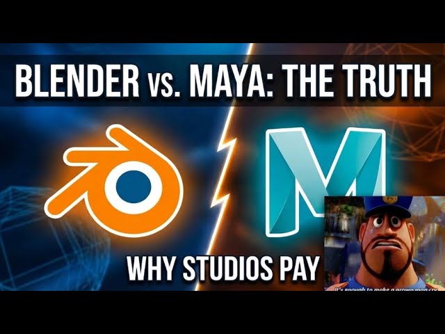 Maya vs Blender: The Real Reason Studios Choose Maya