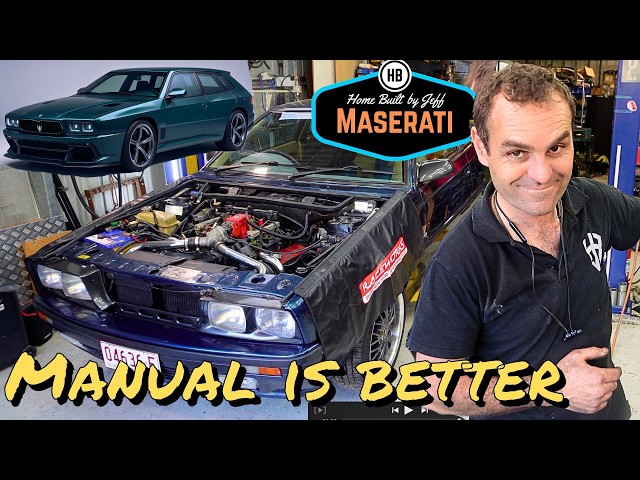 Manual is better - Maserati Shooting Brake Restomod part 4