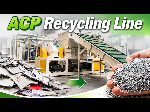 What Happens When You Recycle Waste ACP Panels? | Aluminum&Plastic Separator