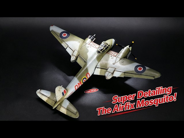 ULTIMATE Airfix 1/72 Mosquito Super Detail Build | Almost Every Aftermarket Upgrade Installed