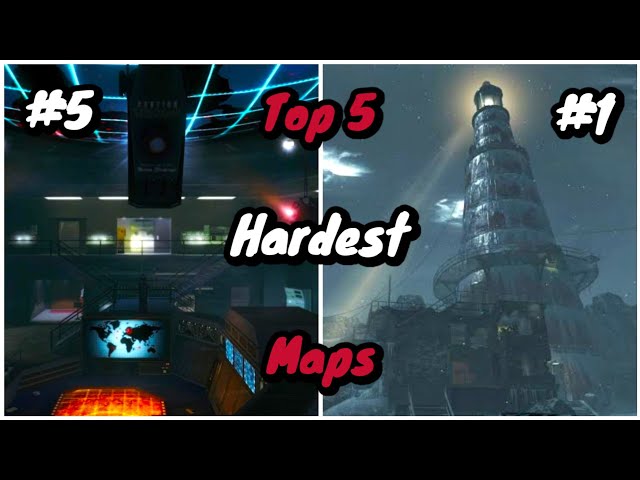 Top 5 Hardest Maps (COD ZOMBIES)