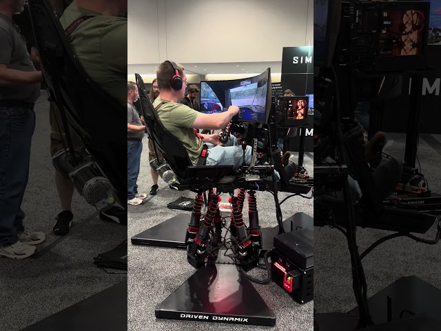 One of the WILDEST Motion Rigs at Sim Gaming Expo 2026