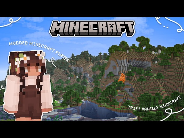 A Break From Modded Minecraft | A Relaxing Vanilla Minecraft Longplay (with commentary) ☕