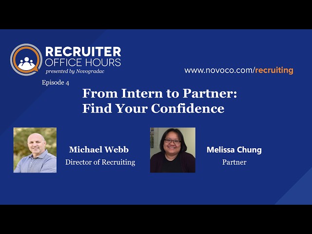 Recruiter Office Hours Ep. 4: From Intern to Partner with Melissa Chung
