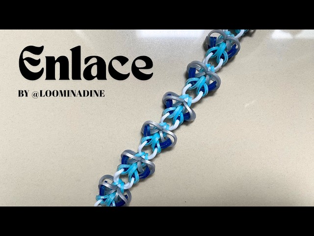 Enlace Bracelet | Rainbow Loom Hook Only Tutorial