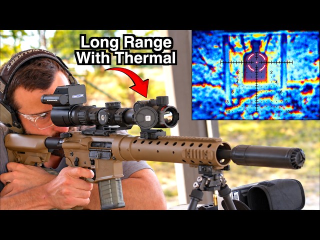 Shooting 500 Yards With a Thermal Clip-On & 14.5" Mk12 - Guide Orion