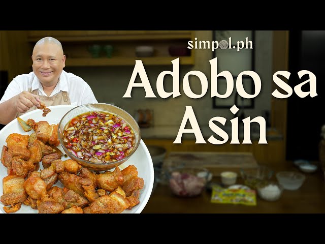 Adobo sa Asin Recipe — Classic Filipino White Adobo | Simpol Style by Chef Tatung