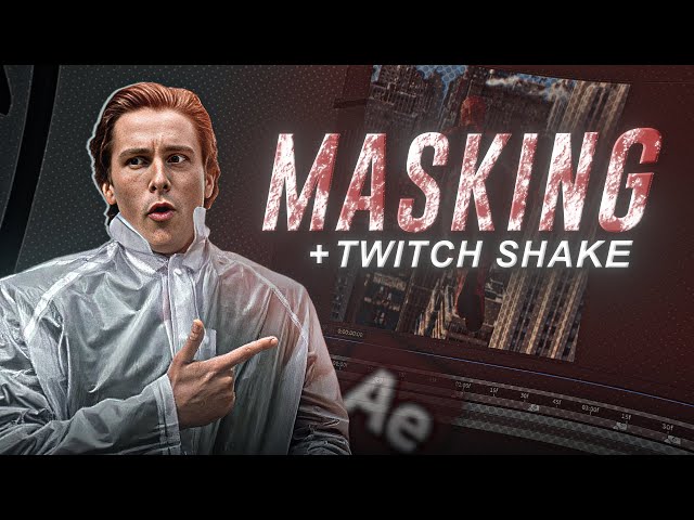 Masking + Twitch Shake Edit Tutorial in After Effects | After Effects Tutorial