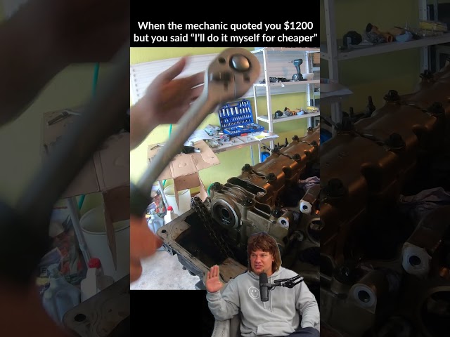 When the mechanic quotes you $1200 and you say 'you can do it yourself' #cartok #carmemes