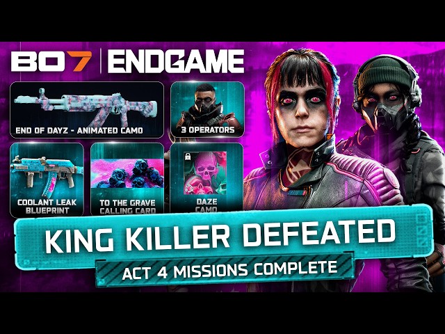 EASY Endgame King Killer Glitch Boss Guide... (ALL Act 4 Missions & Rewards) - Black Ops 7