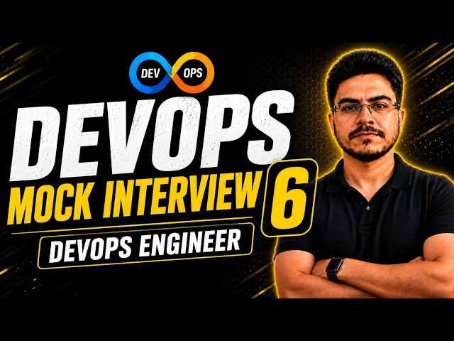 DevOps Mock Interview 6 | Linux, Docker, Kubernetes, Terraform, AWS & Jenkins | #devopsinterview