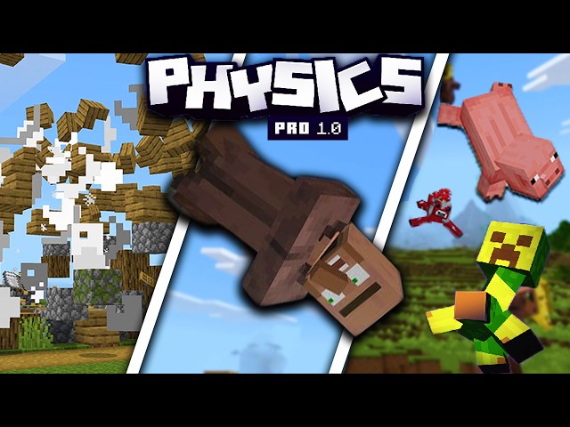 Minecraft Bedrock Ragdoll Physics Addon IS INSANE!
