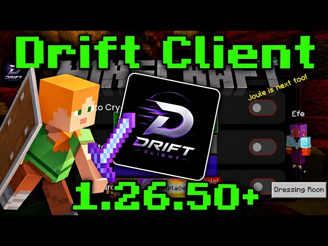 Drift Client 1.26.51+ for MCPE | (Hacked Client!)