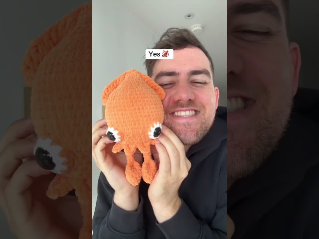 Can you crochet a big eyed SQUID? π¦