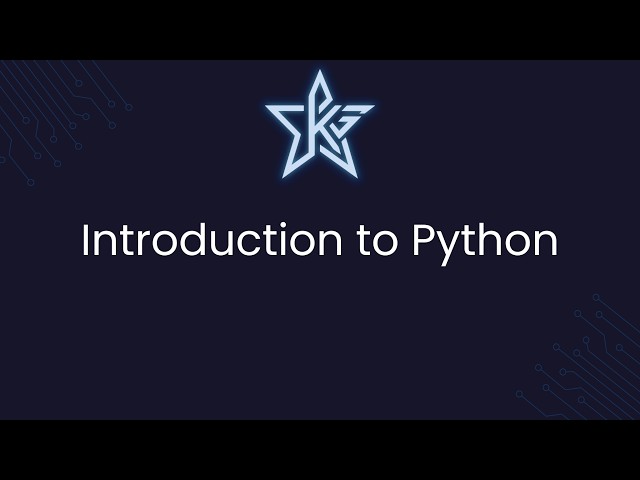 Introduction to Python