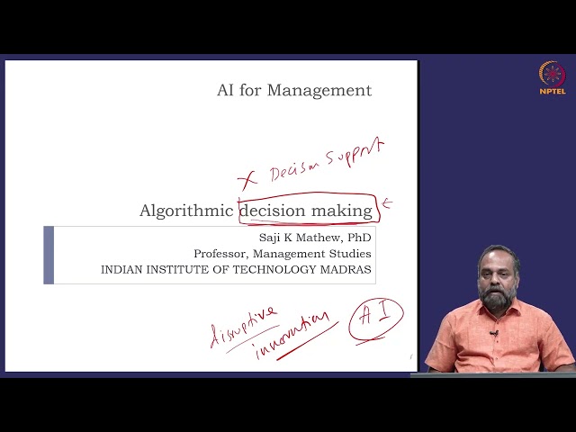 Algorithmic Decision Making